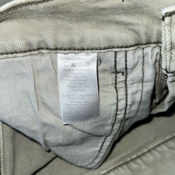 Everlane Way High Slim Aqua Gray Green Jeans Size 28 Regular - Picture 6 of 9